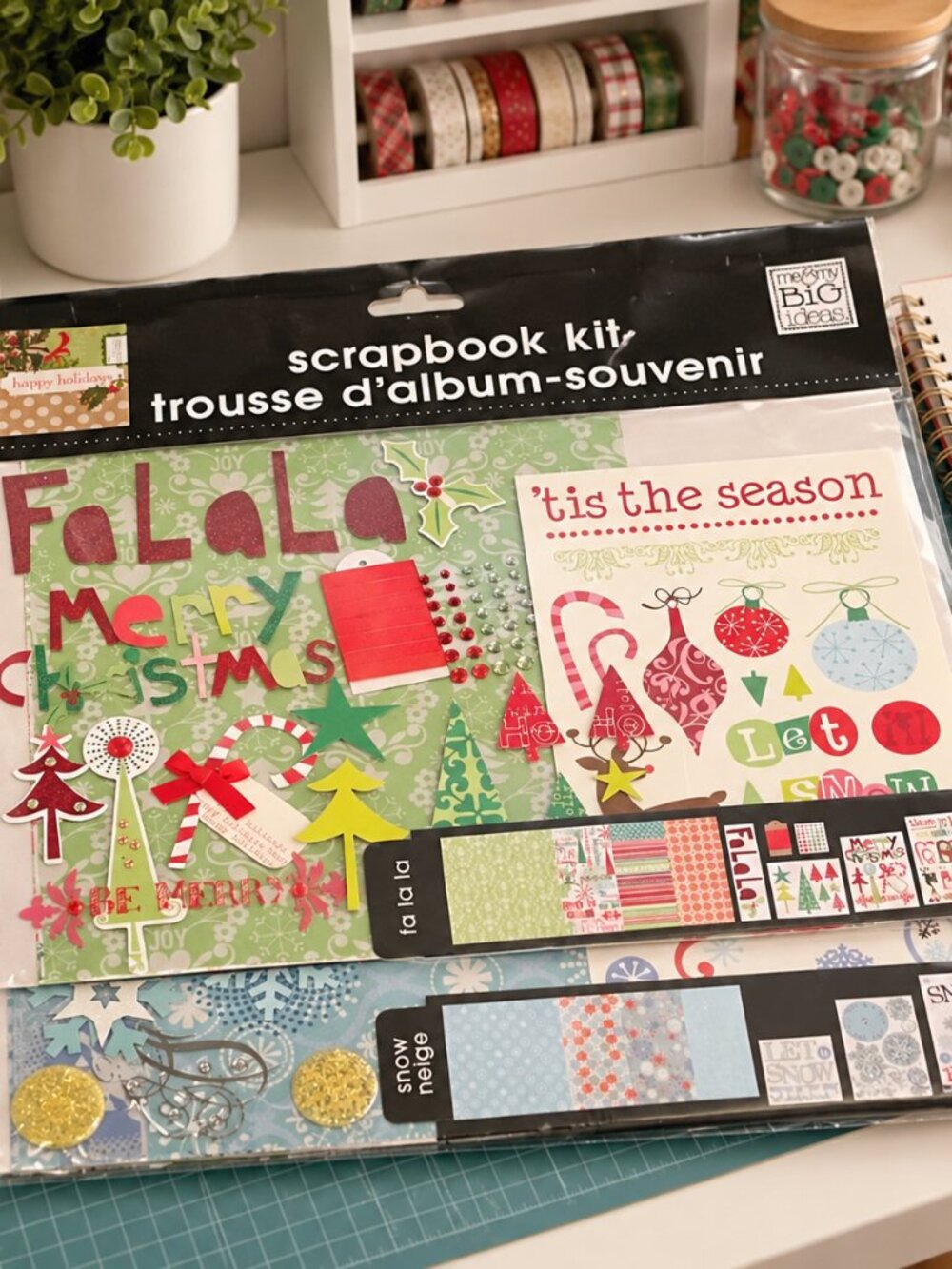 Me & My Big Ideas Holiday Christmas Scrapbook Kit-NWT
